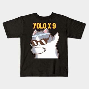 YOLO x 9 [B] Kids T-Shirt